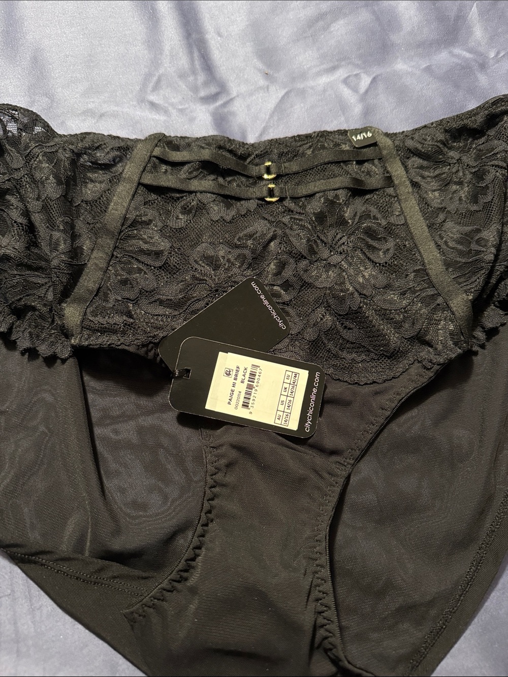 City Chic Women's Plus Size Paige Hi Brief size 14/16 NWT - Picture 1 of 4
